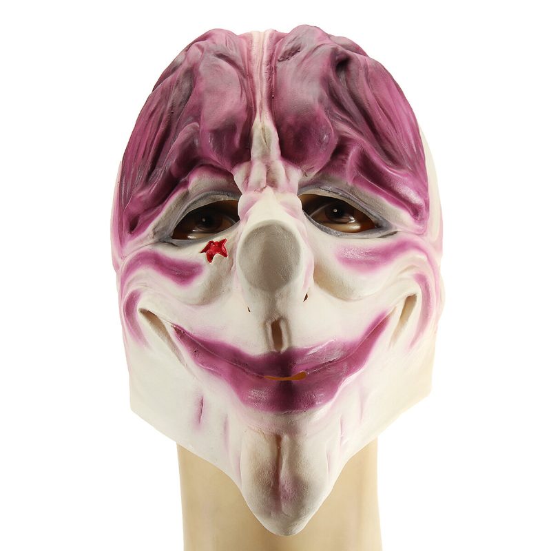 Bankrabló Bohóc Halloween Maszk Ijesztő Bohócfejű Party Jelmez Dekorációk