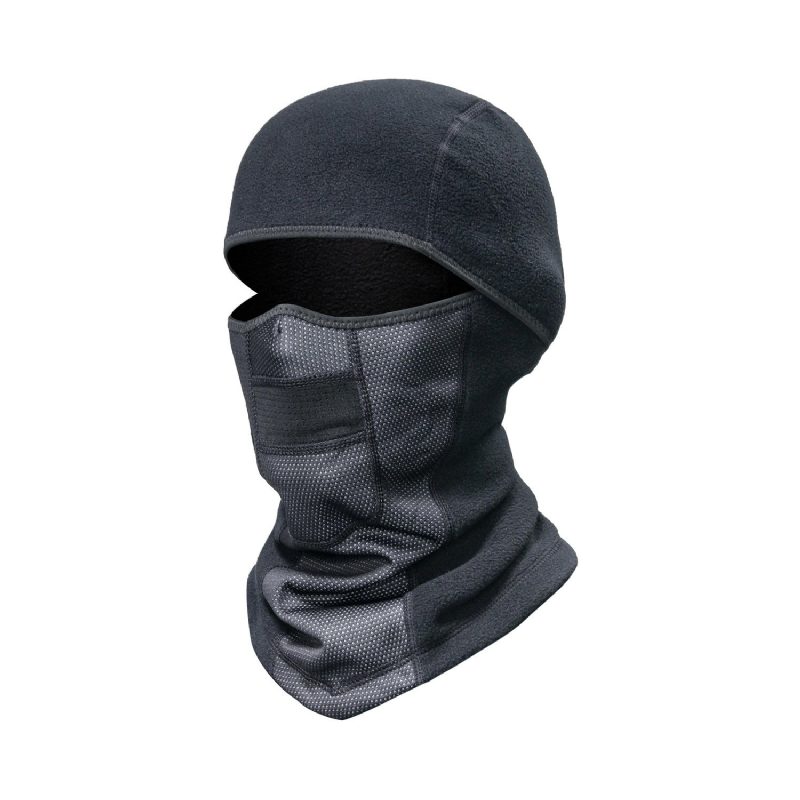 Férfi Női Balaclava Teljes Arcmaszk Meleg Téli Dupla Termikus Gyapjú Szélálló Símotorkerékpár Vízálló