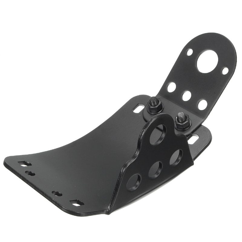 Függőleges Oldalsó Rögzítésű Hátsó Lámpa Rendszámtábla-tartója Harley Chopper Blackhez