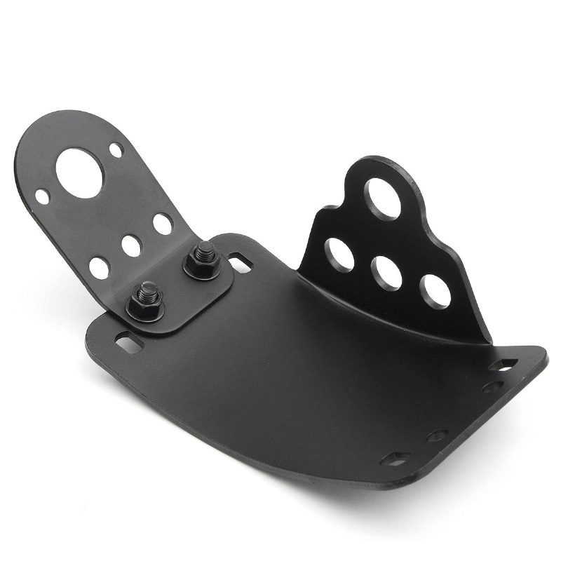Függőleges Oldalsó Rögzítésű Hátsó Lámpa Rendszámtábla-tartója Harley Chopper Blackhez