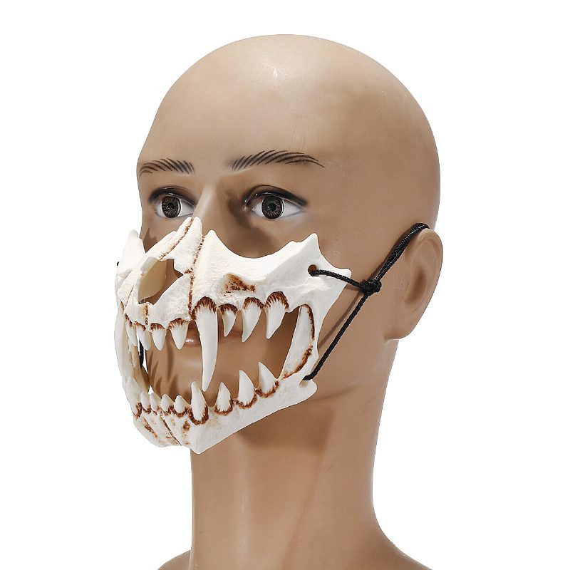 Halloween Gyanta Maszk Állati Téma Party Arc Koponya Jelmez Cosplay