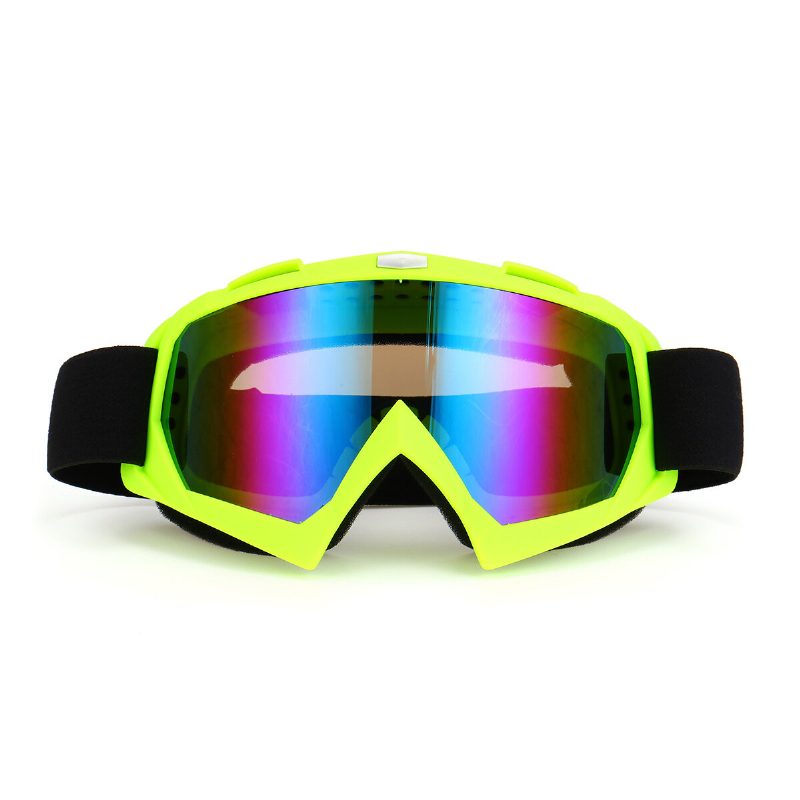 Motorkerékpár Ködmentes Síszemüveg Snowboard Szemüveg Színes Lencse