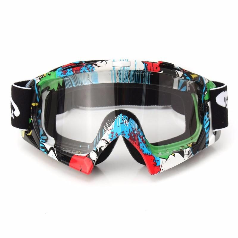Motorkerékpár Motocross Off Road Lovaglás Sport Snowboard Szemüveg Átlátszó/színes Len