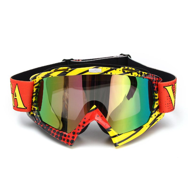 Motorkerékpár Motocross Off Road Lovaglás Sport Snowboard Szemüveg Átlátszó/színes Len