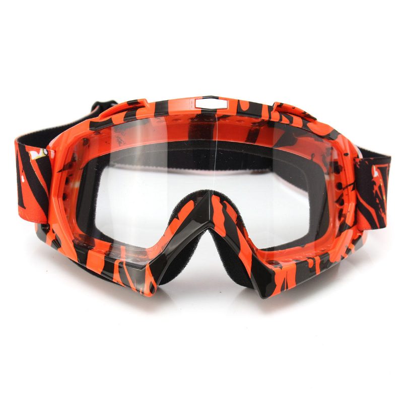 Motorkerékpár Motocross Off Road Lovaglás Sport Snowboard Szemüveg Átlátszó/színes Len