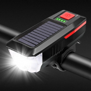 Napenergiával Működő Kerékpáros Fényszórók Ring Bell Light Vízálló Újratölthető Kerékpár Első Lámpa