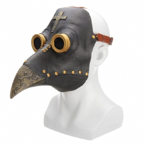 Pestis Orvos Maszk Halloween Jelmez Madár Hosszú Orr Csőr Pu Bőr Steampunk