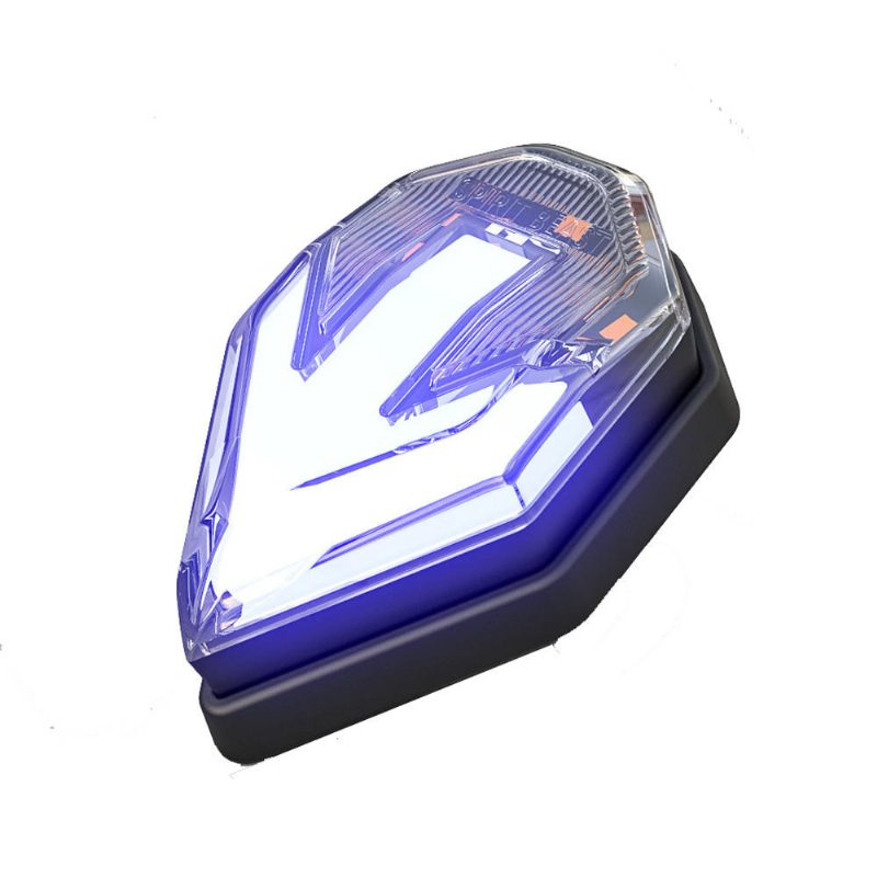 Spirit Beast Pair 12v 1.5w Vízálló Led Motorkerékpár Fordulásra Figyelmeztető Nappali Menetlámpák