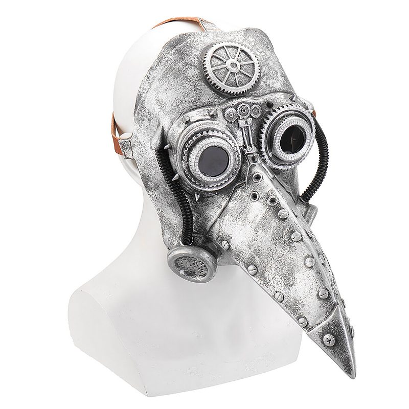 Steampunk Plague Doctor Mask Cosplay Bird Beak Retr Gothic Masks Halloween Props