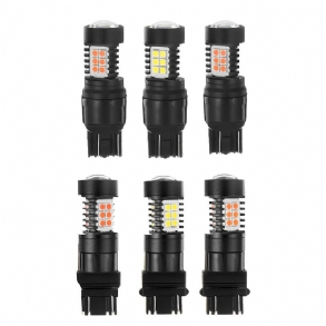 T20 Led Izzó 7443/3157 Smd3030 Fehér/sárga/piros Motorkerékpár Autók Fénye