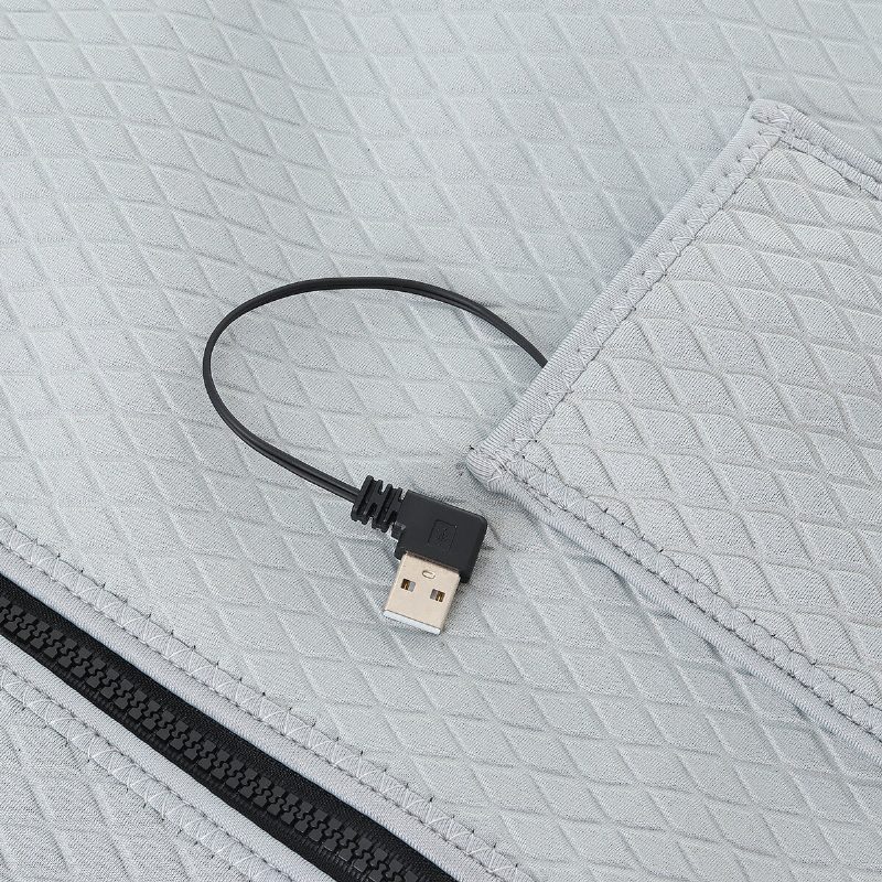Uniszex Elektromos Fűtés Fűthető Mellény Usb Termikus Téli Meleg Kabátmelegítő Kültéri Használatra