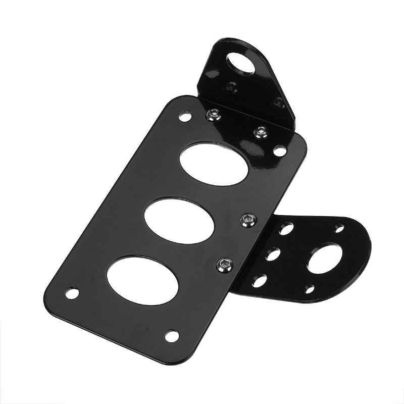 Univerzális Motorkerékpár 7/8'' 22 mm-es Rendszámtábla Tartó Fém Rendszámtartó