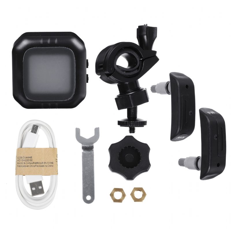 Vízálló Lcd Kijelző Tpms Motorkerékpár Valós Idejű Gumiabroncsnyomás-figyelő Mérőrendszer Vezeték Nélküli Belső Érzékelő