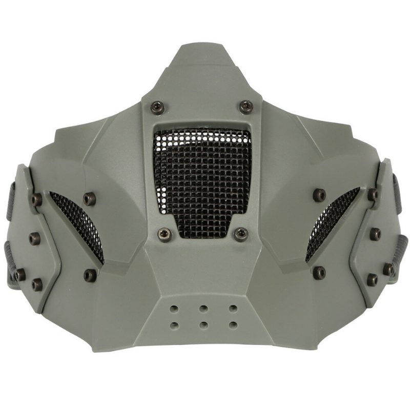 Wosport Ma-95 Modul Anti-shock Taktikai Félmaszk Af Sisakos Lovagláshoz