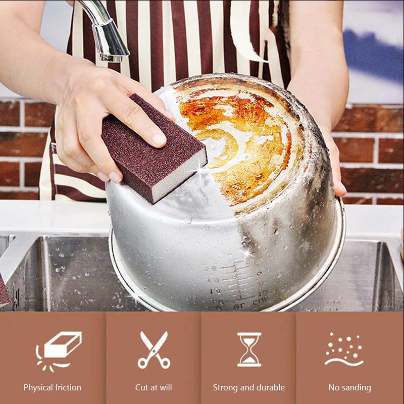 Melamin Sponge Magic Eraser Rozsdatisztító Kefe Konyhai Eszköz 8 Db