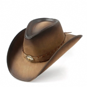 Cowboy Férfi Bőr Lovaglósapka