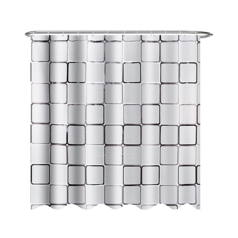 240x200cm Big Cube Zuhanyfüggöny Vízálló Penészmentes Könnyen Tisztítható