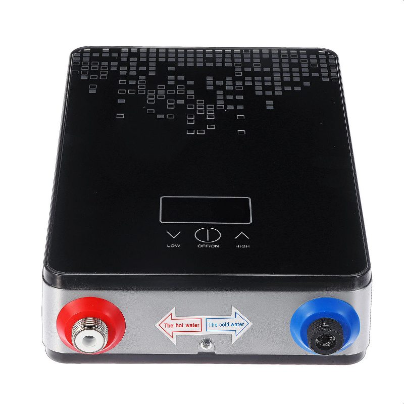 6500w 220v Mini Elektromos Vízmelegítő Azonnali Tartály Nélküli Zuhany Konyhai Csaptelep