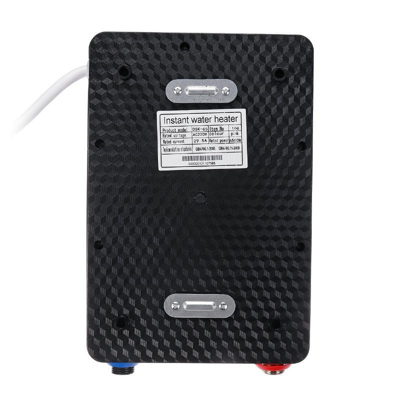 6500w 220v Mini Elektromos Vízmelegítő Azonnali Tartály Nélküli Zuhany Konyhai Csaptelep