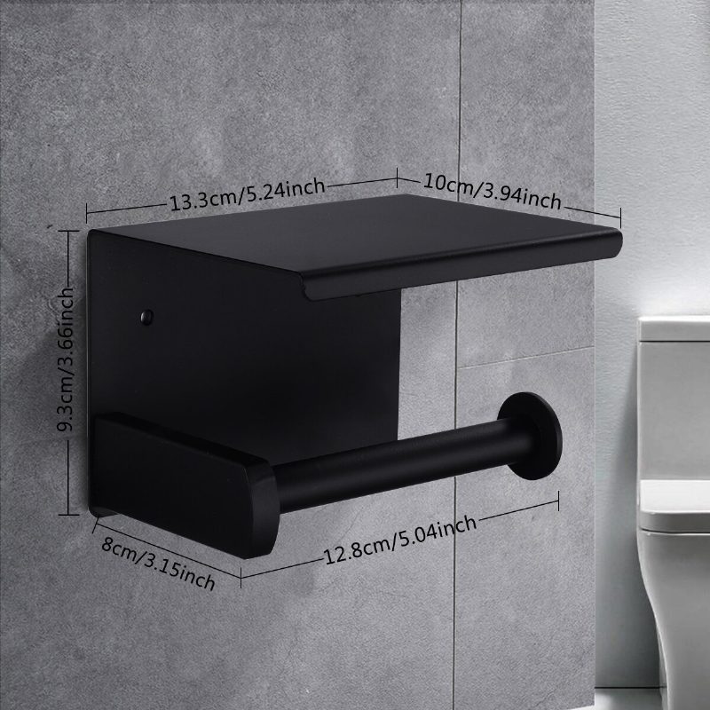 Gemitto Vécépapír Tartó Polcra Falra Szerelhető Wc Papír Készlet Fúrás Nélküli Ragasztóval