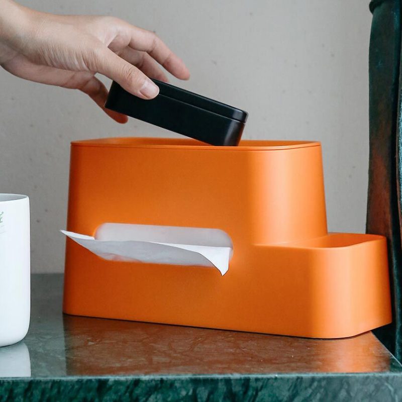 Zhizao Tissue Box Konténer Integrált Többfunkciós Tároló Állványos Papírtartó -tól