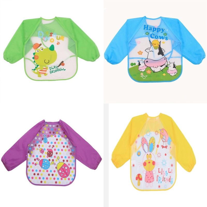 Baba Bibs Vízálló Etető Smock Puha Eat Ruha