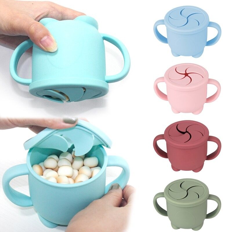 Baby Cup Hordozható Snack Tároló Fedéllel