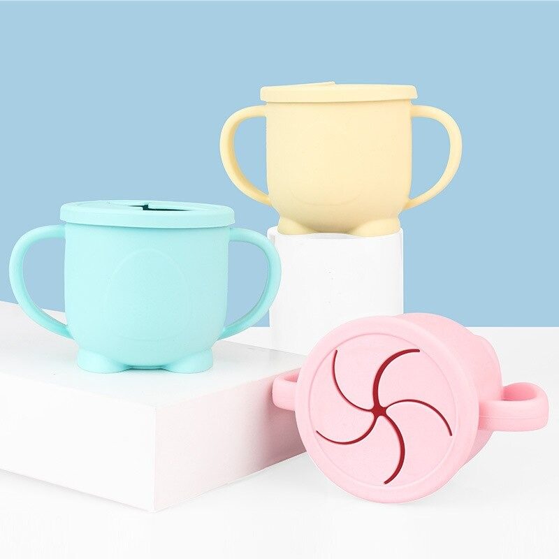 Baby Cup Hordozható Snack Tároló Fedéllel