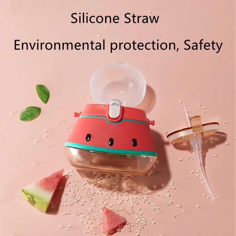 Baby Cute Shape Csésze 260 Ml Szalma Szivárgásmentes