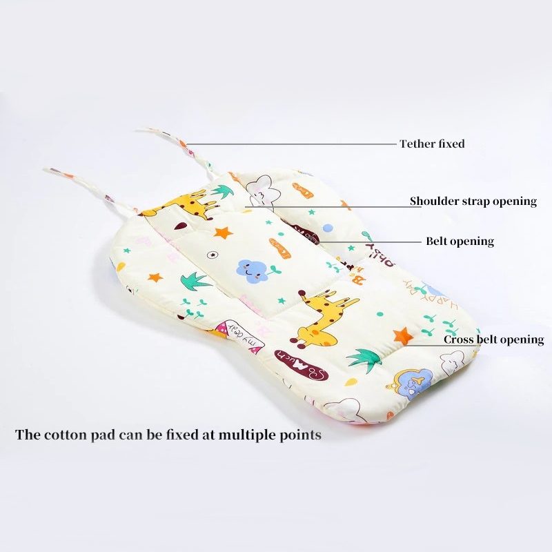 Baby Kids Etetőszék Párna Pad Mat Pamut Szövet