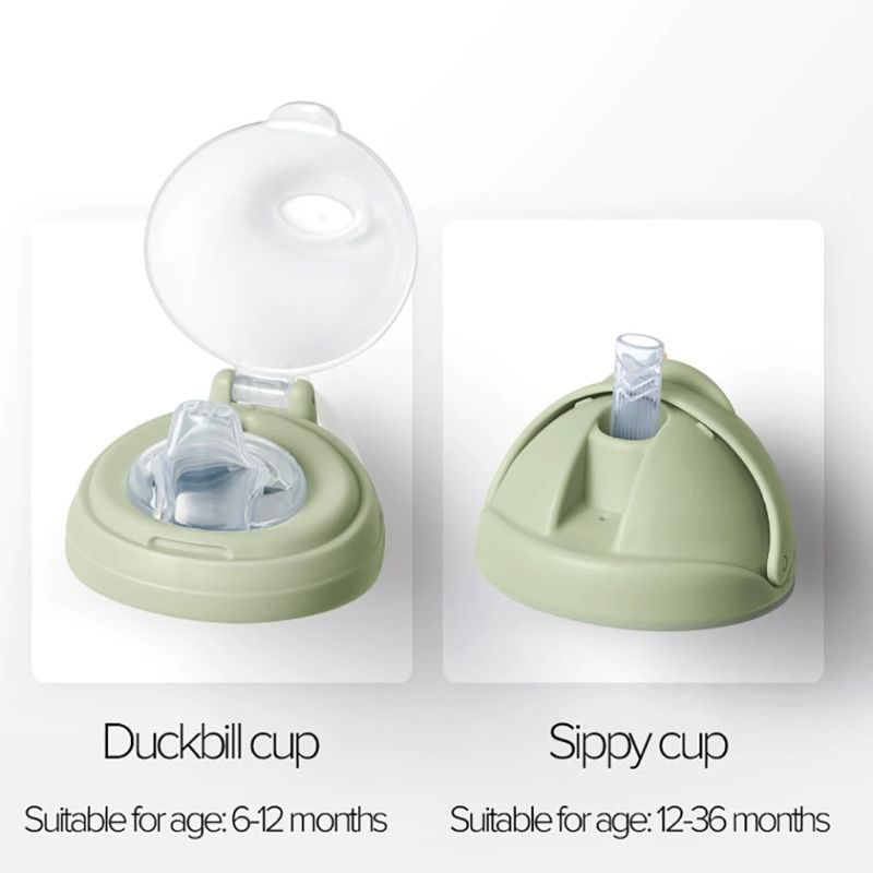 Baby Sippy Cup Üveg Szívószállal És Fogantyúval Kisgyermekek Számára