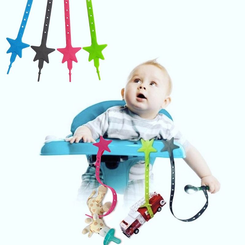 Baby Star Cumi Láncszíj Szilikon Babakocsi Kampó Baba Nem Mérgező