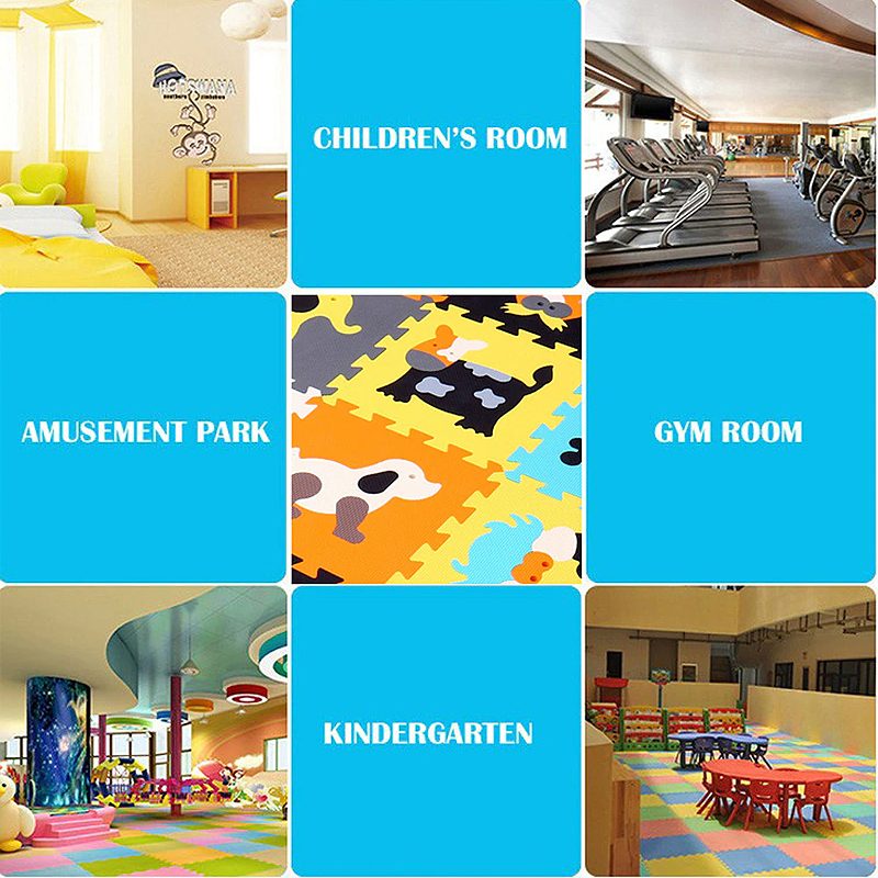 Foam Play Puzzle Mat Gyakorlatlapok Padlószőnyeg Baba Számára
