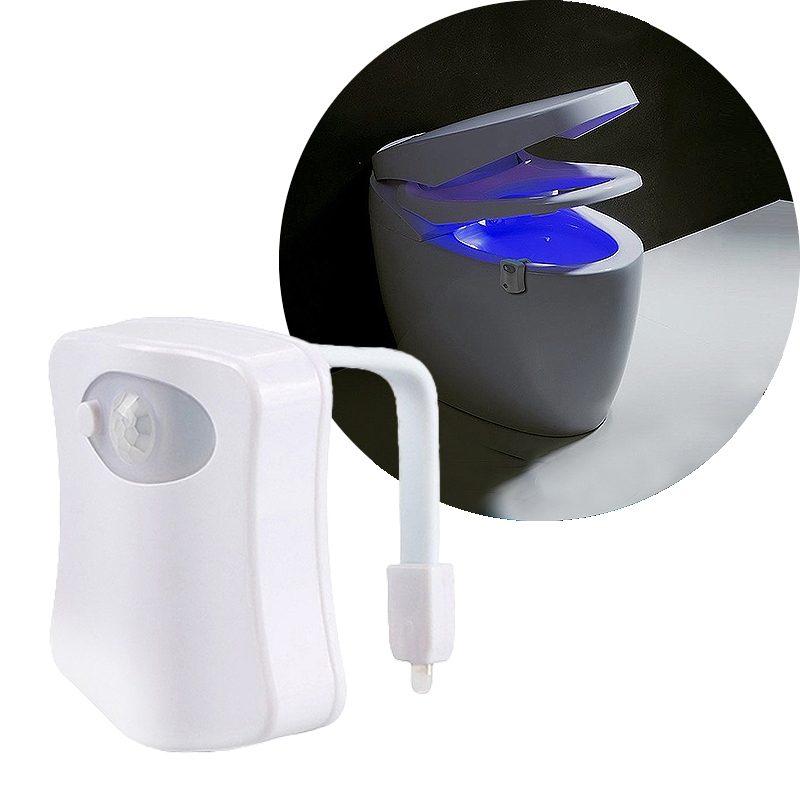 Wc Led-es Mozgásérzékelő Rgb Vízálló Háttérvilágítás