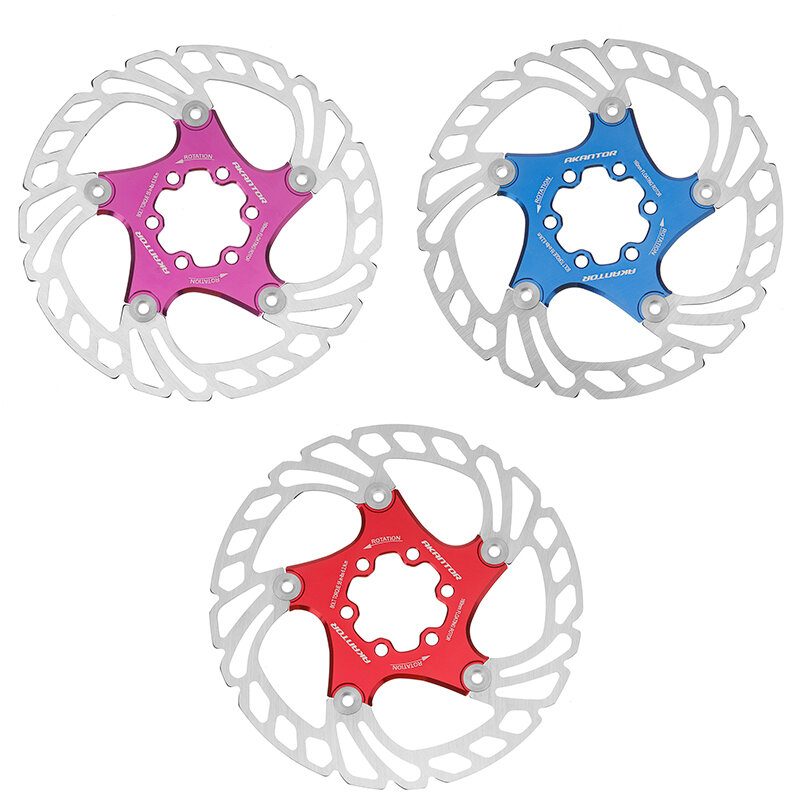 140/160/180/203 mm Kerékpár Fékbetétek Úszótárcsás Kültéri Kerékpáros