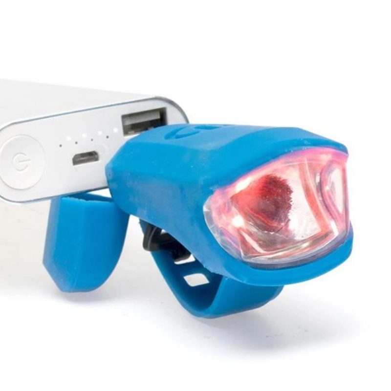 250lm 3w Led Usb Újratölthető Fejlámpa Villanó Kerékpár Stop Hátsó Lámpa