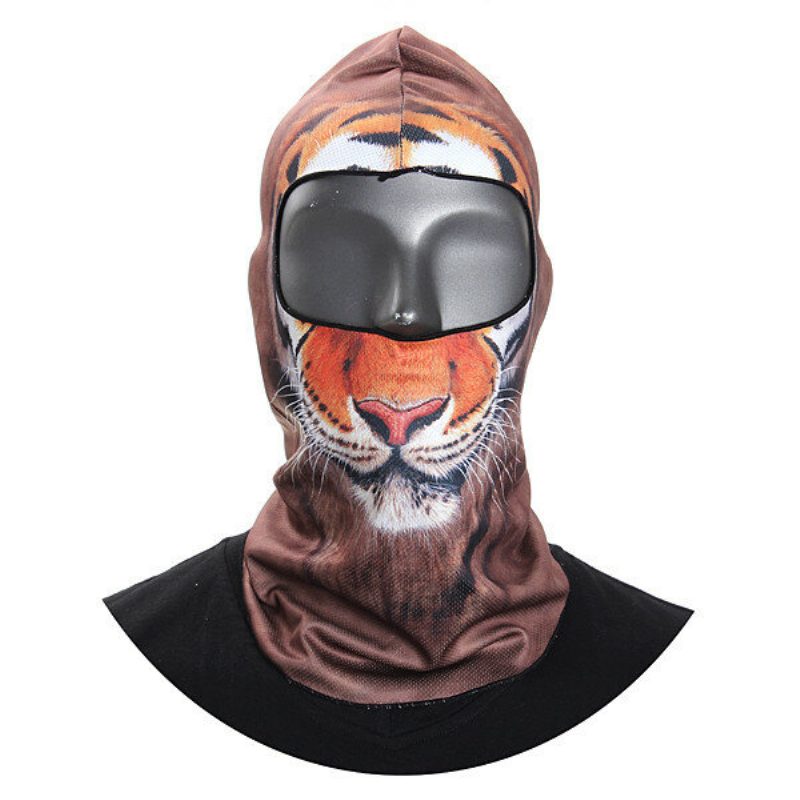 3d Állat Teljes Arc Maszk Sapka Aranyos Sí Balaclava Nyak Kapucnis Szélálló Meleg Kerékpározás