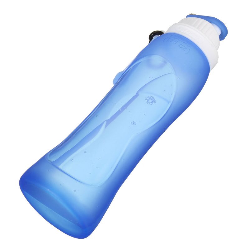 500 Ml-es Összecsukható Vizes Palack Szilikon Bpa Mentes Vízforraló Ivópalack Kültéri Utazás Futás Túrázás Kerékpározás