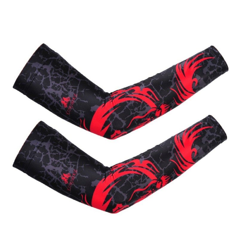 Bike Arm Sleeves Uv-álló Fényvédő Upf 50 Rugalmas Kerékpáros Sport Ujjak