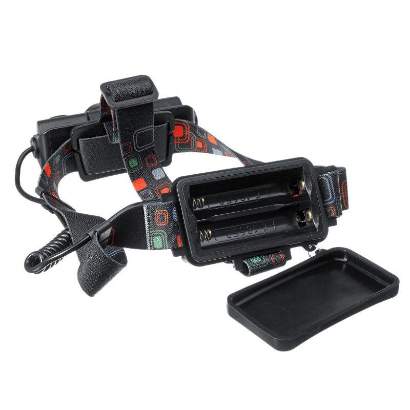 Bikight 1200lm 1xt6+2xq5 Led Kerékpáros Fejlámpa 4 Módban 180°-ban Állítható Kerékpározás Vízálló Horgászlámpa Éjszakai Figyelmeztető Lámpa