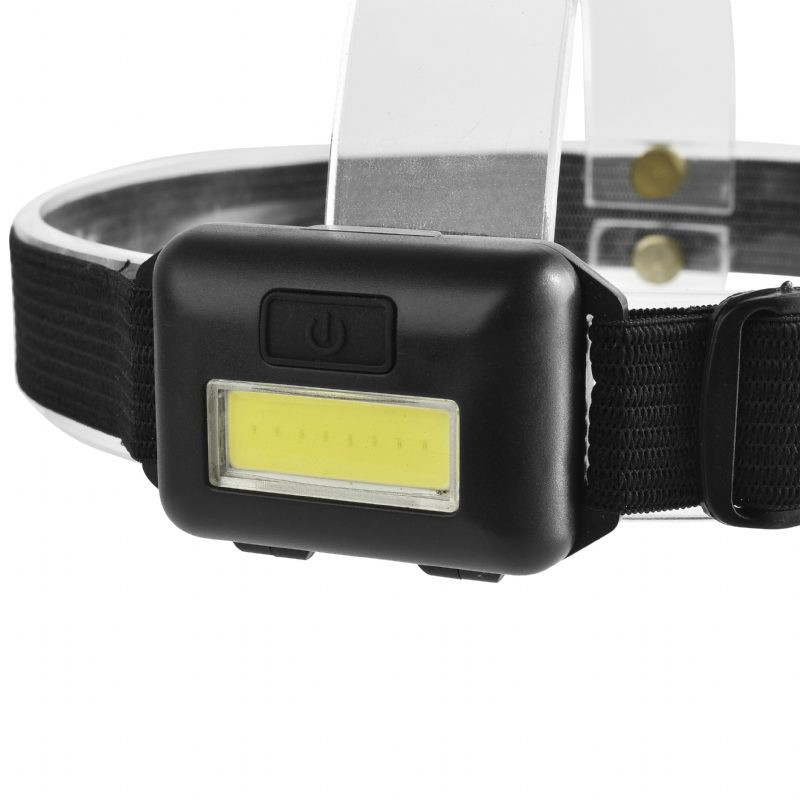 Bikight 201 450lm Cob Led Ultrakönnyű Fényszóró 3 Kapcsolóüzemmód Állítható Kempingfutás 3*aaaa Elem