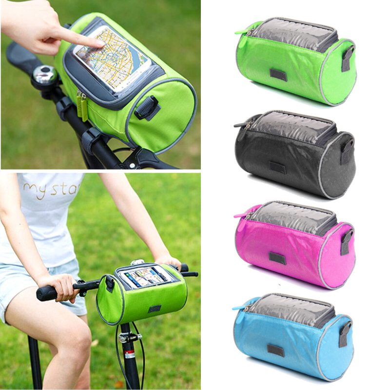 Bikight 22cmx12cmx12cm Vízálló Képernyő Érinthető Kerékpáros Táska Cső Gps Mobiltelefon Táskák Kerékpárváz Hegyi Kerékpárokhoz