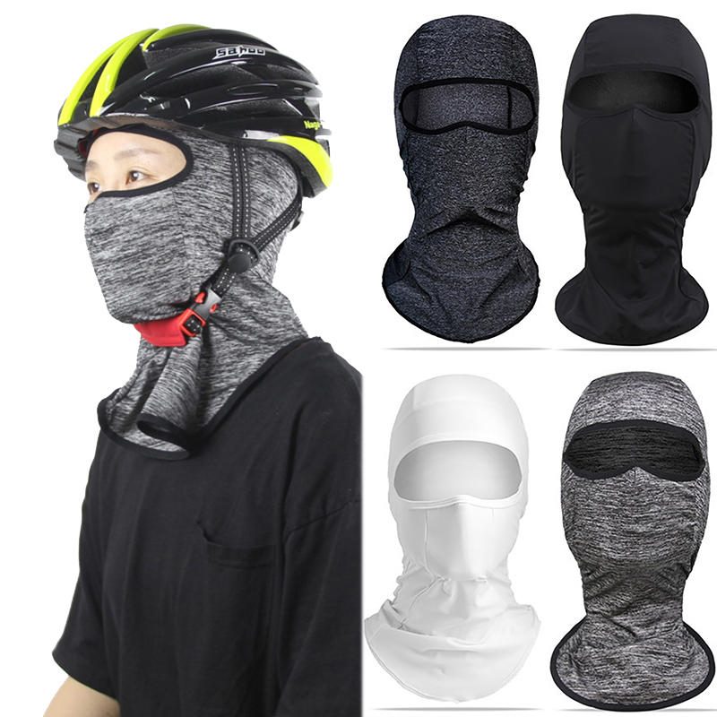 Bikight Ice Silk Bike Kerékpár Kerékpáros Arcmaszk Uv Légáteresztő Férfi Női Szabadtéri Fejfedők