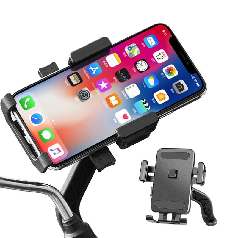 Bikight Kerékpáros Telefon Tartó Mobil Gps Támogatás Elektromos Robogó Mtb Kerékpár Rögzítő Kormányrúd Klip Állvány