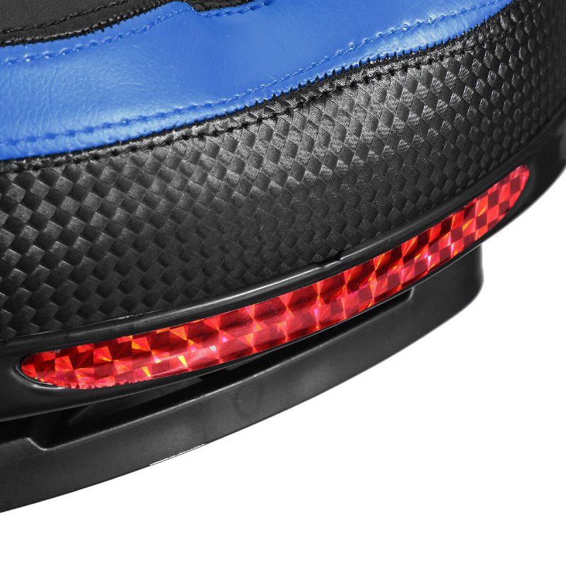 Bikight Wide Bum Kerékpáros Rugós Kerékpár Nyereg Ülés Gél Párna Comfort Puha Nyeregek Fényvisszaverő Csíkkal