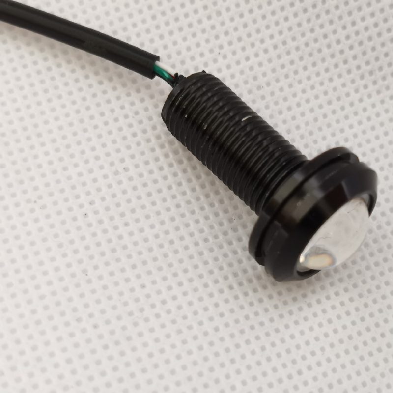 Boyueda 26ah Kerékpár Hátsó Lámpa Vízálló Piros Mini Kerek Led Oldalsó