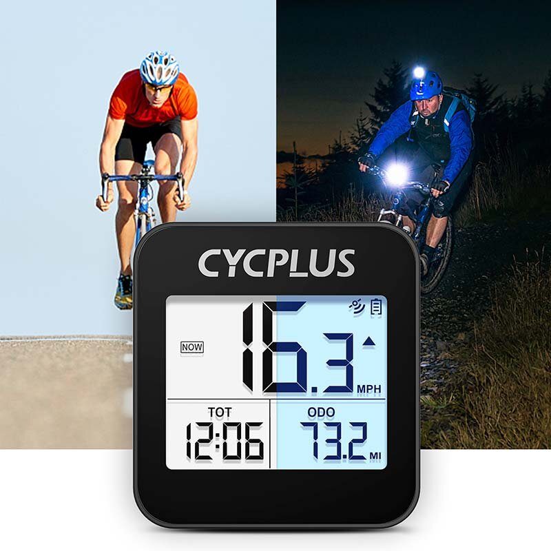 Cycplus G1 Frissített Verzió Kerékpár Számítógép Gps Vezeték Nélküli Vízálló Intelligens Stopper Sebességmérő Kilométerszámláló Cyclocomputer Tartozékok Mtb Országúti Kerékpárokhoz