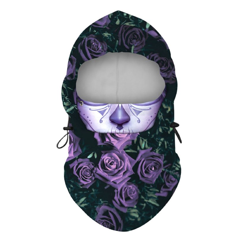 Digitális Nyomtatás Kerékpáros Fejpántok Anti-uv Nylon Légáteresztő Balaclava Sísál Férfi Szélálló Bicikli Sapka Fejfedők