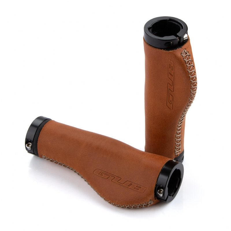 Gub G-611 Tehénbőr Mtb Kerékpár Kormányfedél Alumínium Ötvözet Zárógyűrű Ergonomikus Markolat 22.2 mm-es Kerékpáros Kormányhoz