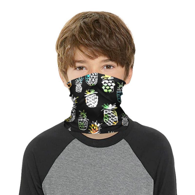Gyerek Nyakszárvédő Sál Arcmaszk Szélálló Uv Védelem Légáteresztő Bandana Fejsál Kerékpáros Túrázáshoz
